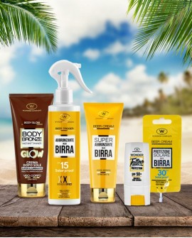 <p>5 prodotti solari, routine sun-care completa WONDER COMPANY