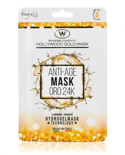 Hollywood Gold Mask <p>Maschera viso in tessuto Hydrogel<br />
 WONDER COMPANY