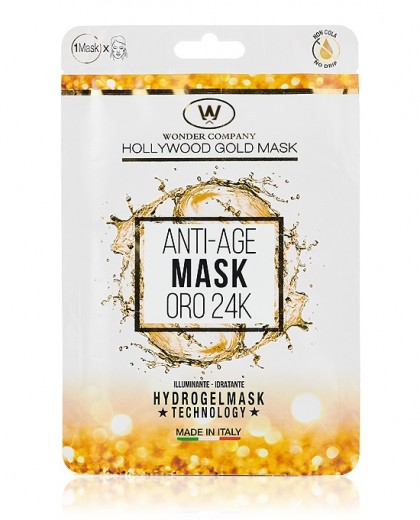 Hollywood Gold Mask<p>Maschera viso in tessuto Hydrogel<br /> WONDER COMPANY