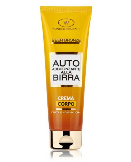 Beer Bronze crema autoabbronzante corpo alla birra Wonder Company