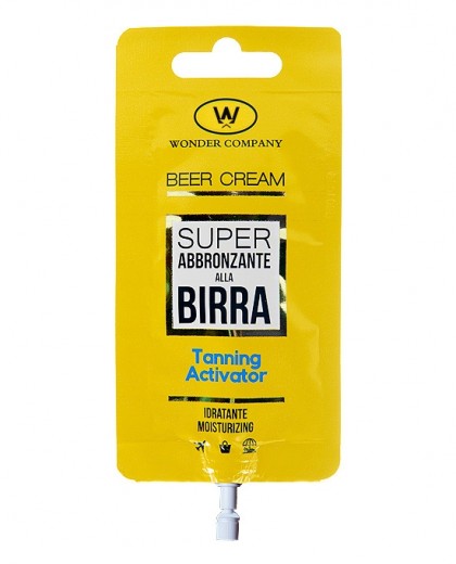 Beer Cream, beer tanning cream sachet Wonder Company