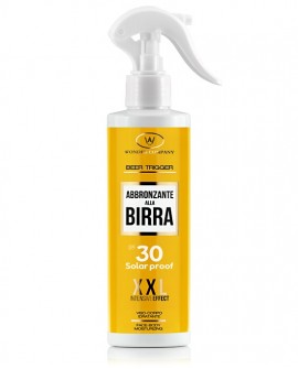 Trigger Beer 30, tanning spray with SPF30 protection filter