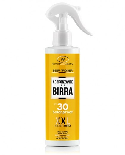 Beer Trigger Spray 30<p>Abbronzante spray protezione 30, 150ml WONDER COMPANY