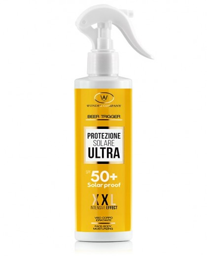 Trigger Beer 50+, protezione solare ultra spray, fattore 50+