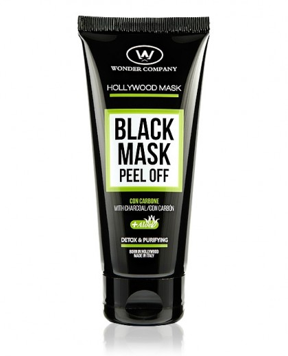 Hollywood Black Mask Tubo<p>Maschera viso peel off, 100ml<br /> WONDER COMPANY