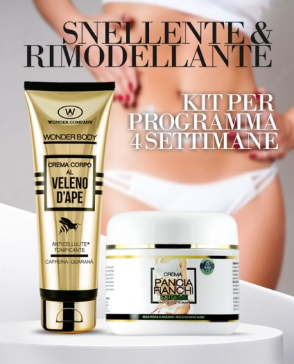 Kit snellente & rimodellante<p>Programma da 4 settimane WONDER COMPANY