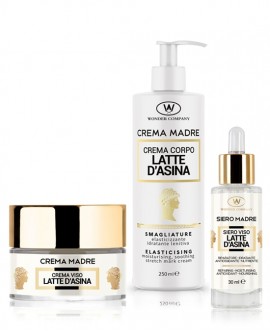 Kit viso e corpo al latte d'Asina<p>Idrata, ripara, nutre e difende la pelle WONDER COMPANY