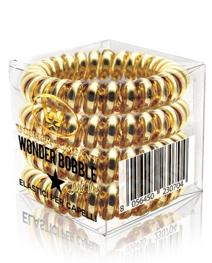 Wonder Bobble <p>4 elastici per capelli a spirale, GoldLine WONDER COMPANY