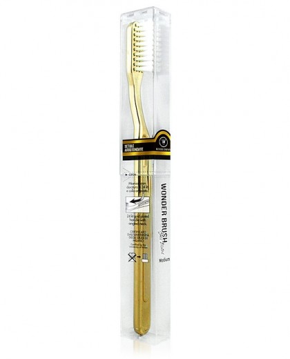 Wonder Brush<p>Gold-plated toothbrush, 1pc WONDER COMPANY