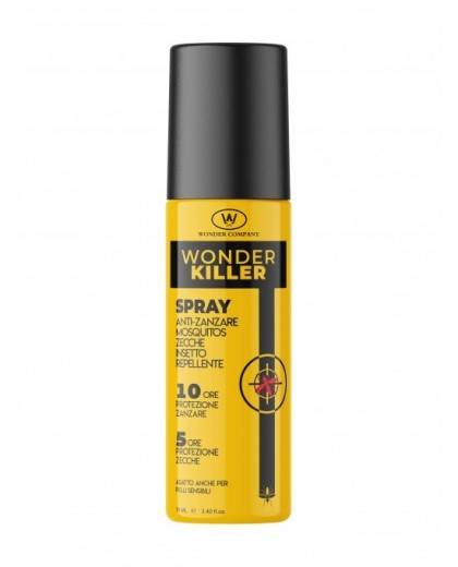 Wonder Killer<p>Spray repellente anti-zanzare DEET50 WONDER COMPANY