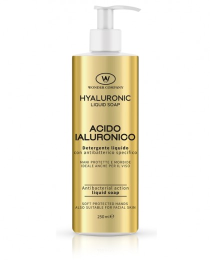 Hyaluronic Liquid Soap<p>Sapone liquido con Acido Ialuronico, 250ml WONDER COMPANY