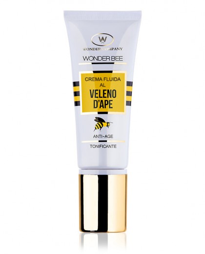 Wonder Bee crema fluida<p>Crema viso fluida al veleno d'ape anti-age, 30ml WONDER COMPANY