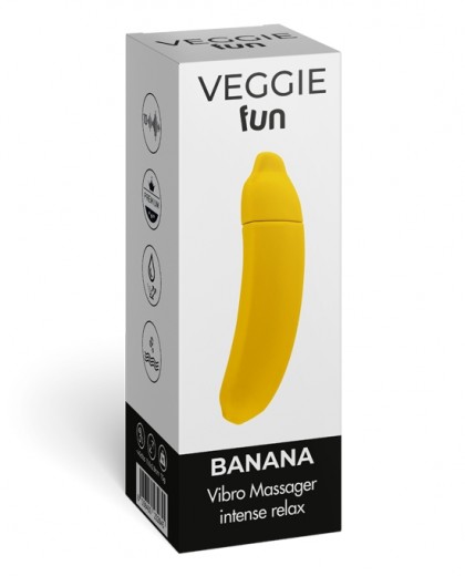 Veggie Fun Banana<p>Banana vibrante, 10 intensità e pulsazioni WONDER COMPANY