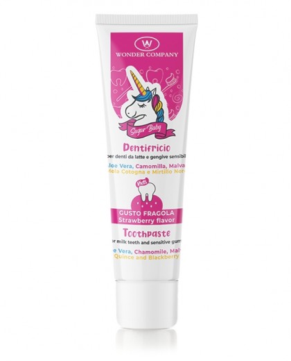 Dentifricio Sugar Baby<p>Gusto Fragola WONDER COMPANY