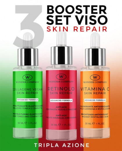 Booster set viso SKIN REPAIR<p>Trattamento viso rigenerante EFFETTO WOW WONDER COMPANY