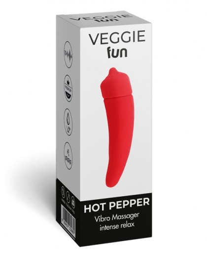 Veggie Fun Hot Pepper<p>Peperoncino vibrante, 10 intensità e pulsazioni WONDER COMPANY