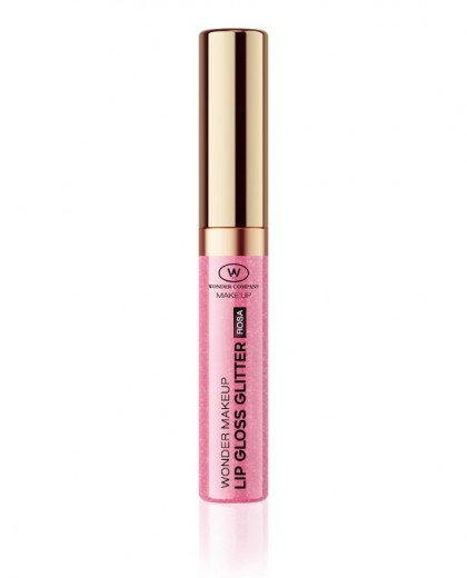 Lip Gloss Glitter 02 Rosa trasparente<p>Gloss con brillantini, 9 ml WONDER COMPANY