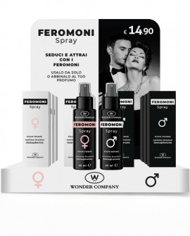 Feromoni Spray pour Homme<p>Feromoni concentrati per uomo WONDER COMPANY
