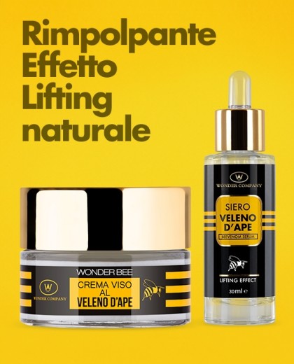 Wonder Bee Crema & Siero viso al veleno d'ape 