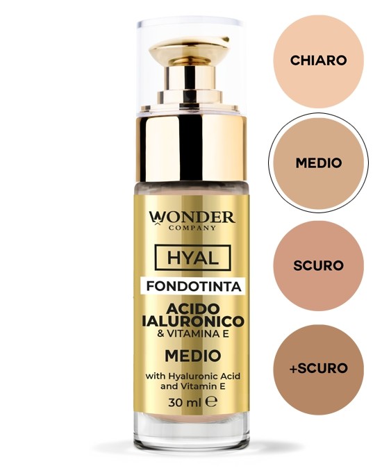 Medium foundation with Hyaluronic Acid