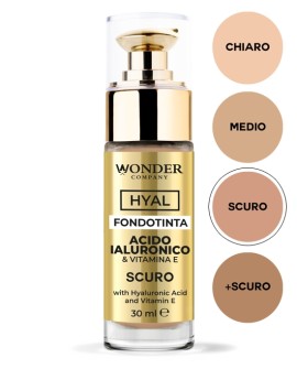 Dark foundation with Hyaluronic Acid