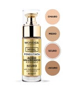 Dark foundation with Hyaluronic Acid