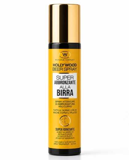 HOLLYWOOD BEER SPRAY Super tanning spray with Beer Wonder Company