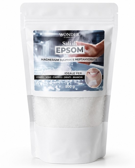 Sali di Epsom Puri 500g Multiuso Corpo e Viso | Wonder Company